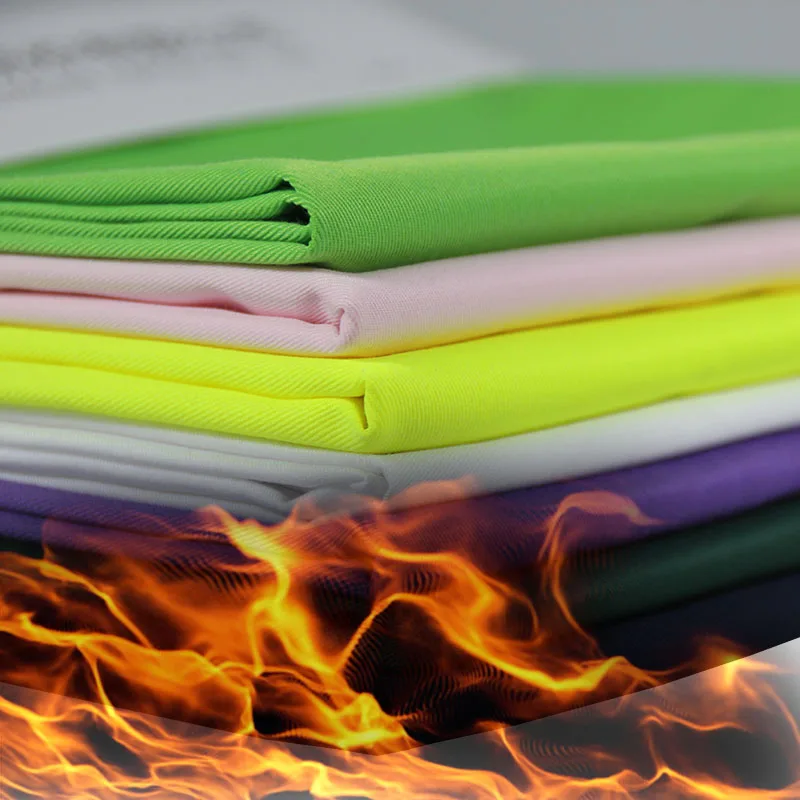 Fireproof Fabric for Welding Industrial Flame Retardant Fabric Shirt Fabric Woven 100% Cotton Plain Dyed Twill Umbrella Drill