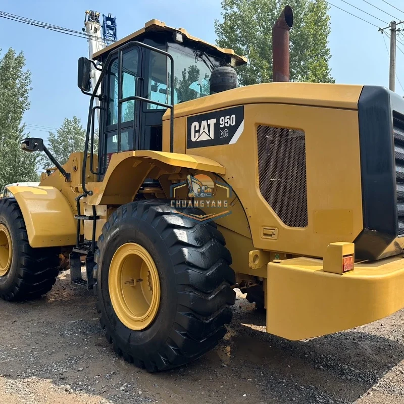 Used Caterpillar 950GC 966H 950H Wheel Loader Original Cat Engine Kawasaki Various Scenarios Front Loader Construction Equipment