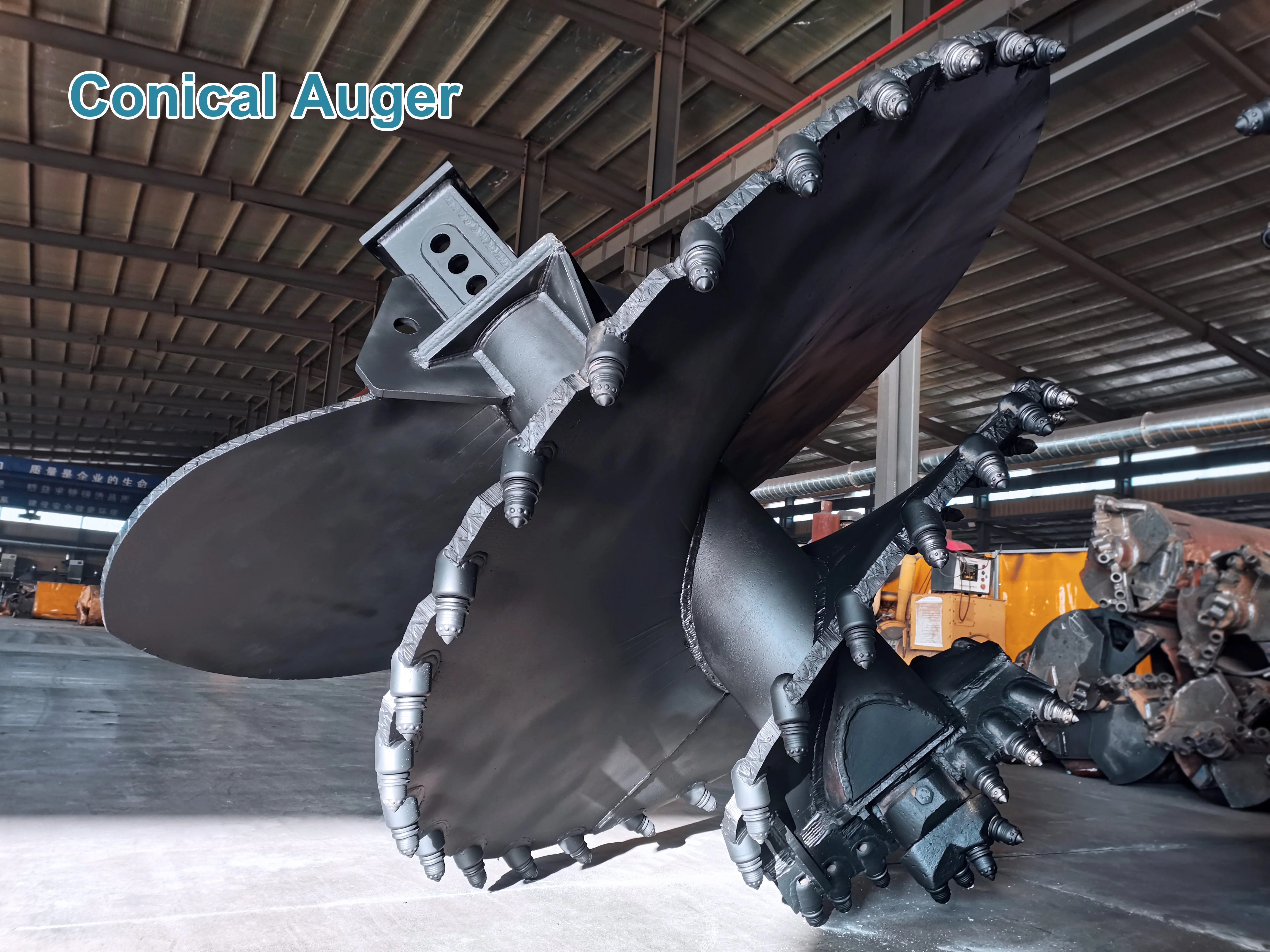 Bauer Soilmec Factory prices Bauer Standard High Quality Conical Drilling Auger for drilling pile foundation drilling rock auger