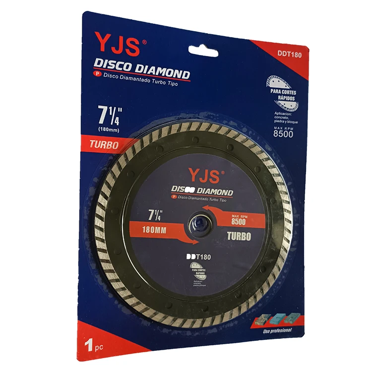 180mm 7 1/4 segment diamond saw blade cutting disc for angle grinder