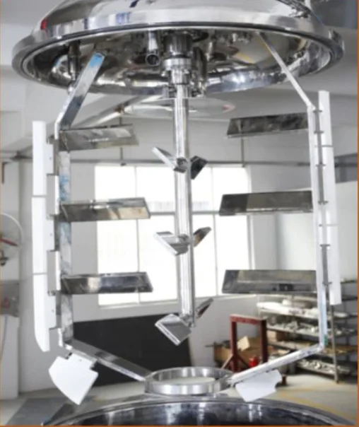 hot sale Cosmetic Cream Hand Hydraulic Lifting Type mayonnaise processing machine vacuum emulsifier mixer