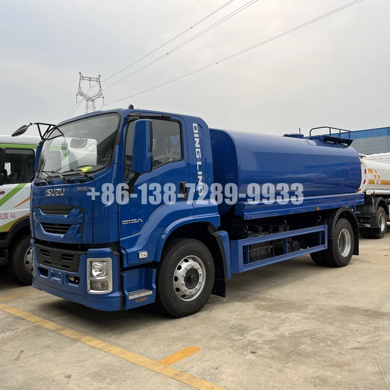 Factory  ISUZU GIGA 14000L Water Sprinkler Tank Truck Water Bowser Truck for Sale