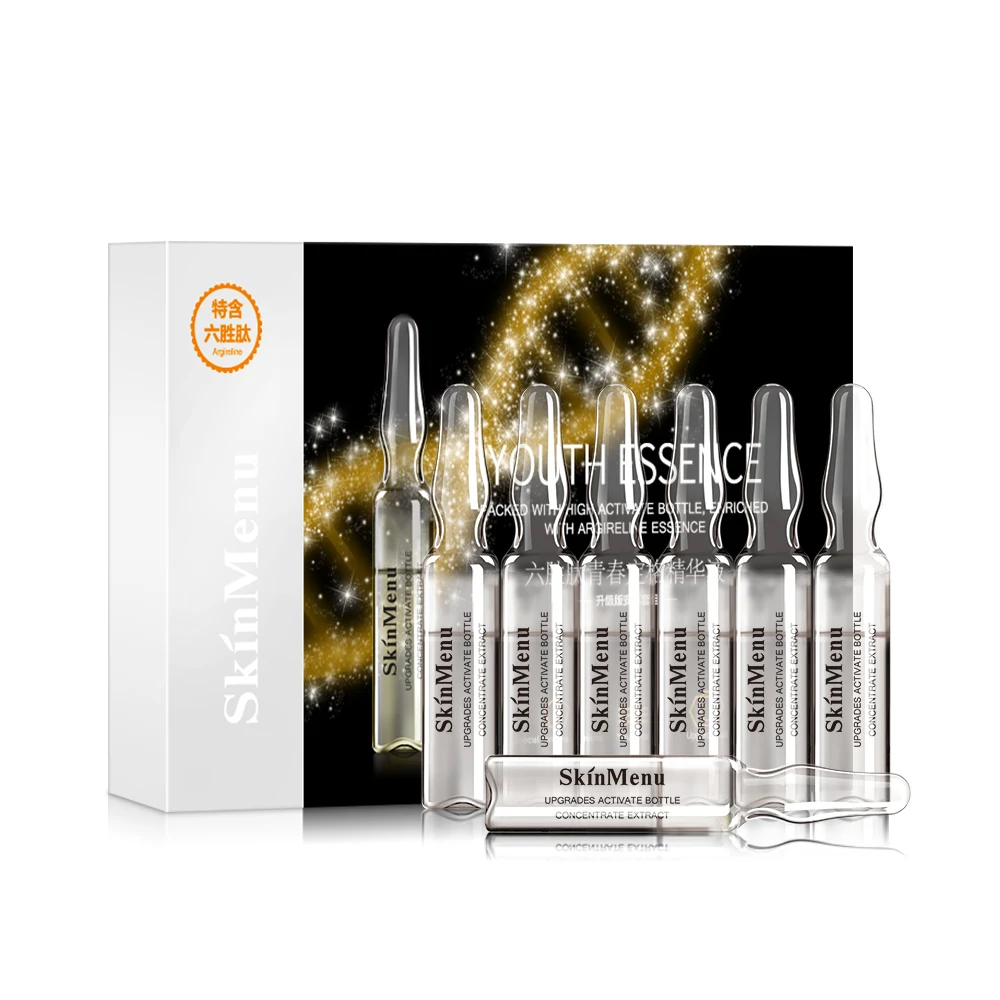 
ampoule serum collagen serum Lift Firming Anti-aging Anti-wrinkles facial serum disposable sterile ampoules 
