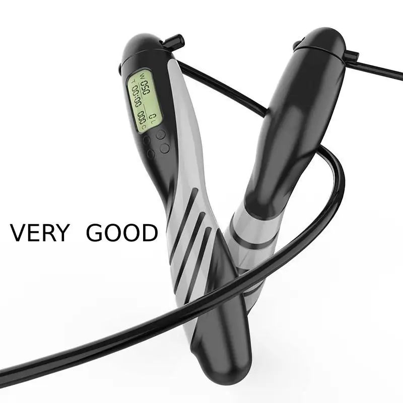 Износостойкие Регулируемый цифровой подсчет Multifun высокоскоростная Скакалка со счетчиком калорий