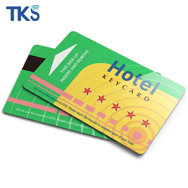 Custom Logo Salto Hotel Key Card VC encoded Hotel Card T5577 Programmable Room Card