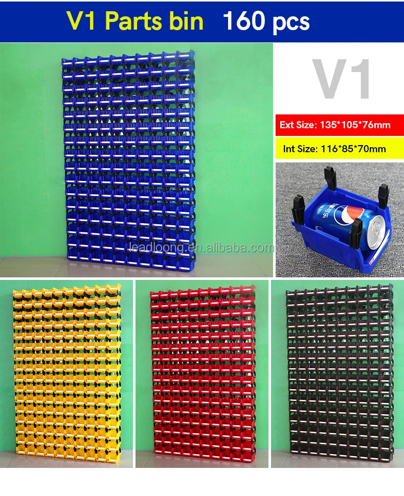 Used storing shelf workstations for Plastic Storage Bin small parts container box Stackable storage box