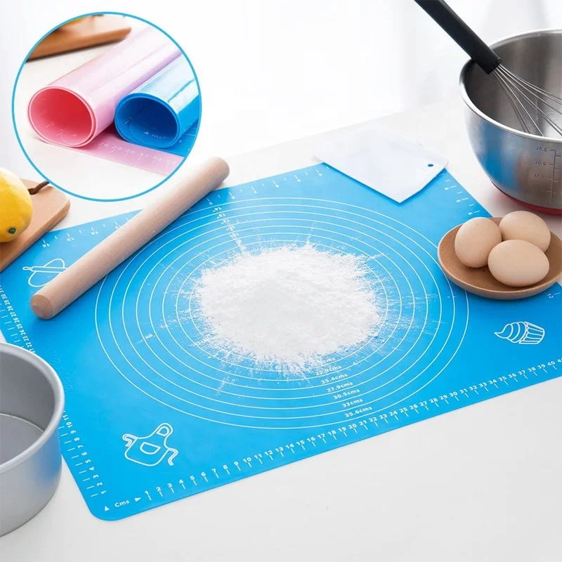Custom Various colors silicone mat Dough rolling mat Pastry Mat
