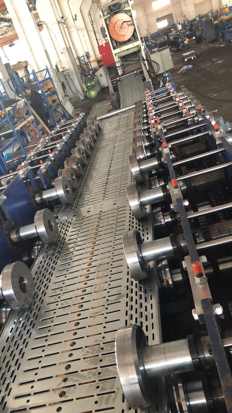 Automatic Roll Forming Machine To Make Cable Tray Cable Tray Making Machines Roll Forming Machine