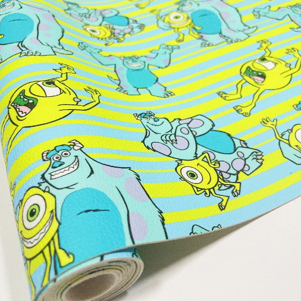 Soft Comfortable Fine effect vinyl shiny leather designer leather fabric high quality Faux Custom leather fabric