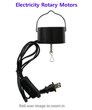 solar power rotary motors for wind spinner