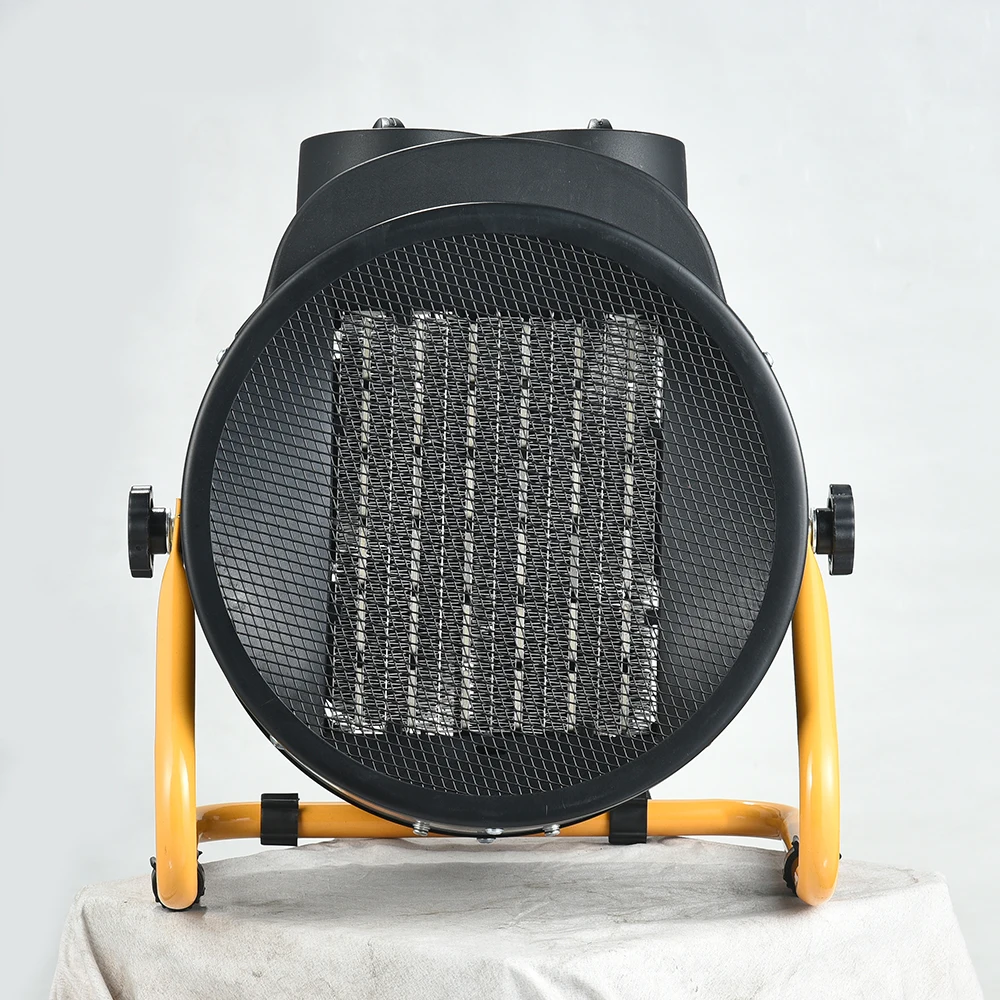 Industrial 2.5KW 5KW Fan Heater Round Heater Room Portable Heaters with Handle