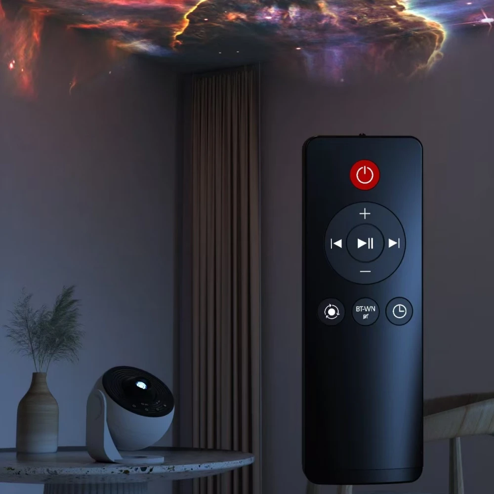 Modern 4K HD  Galaxy Star Projector 360 Degree Kids LED Night Light for Bedroom New Planetarium Projector