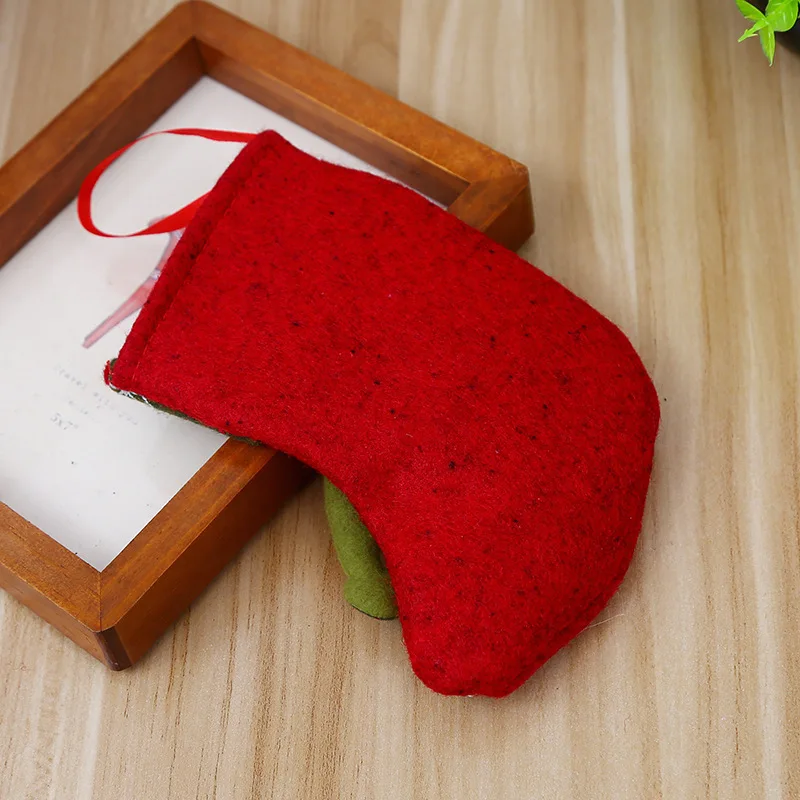 2023 Hot Product Wholesale Cute Thickening Ancient Christmas Stocking Christmas Tree Ornaments Small Size Christmas Socks