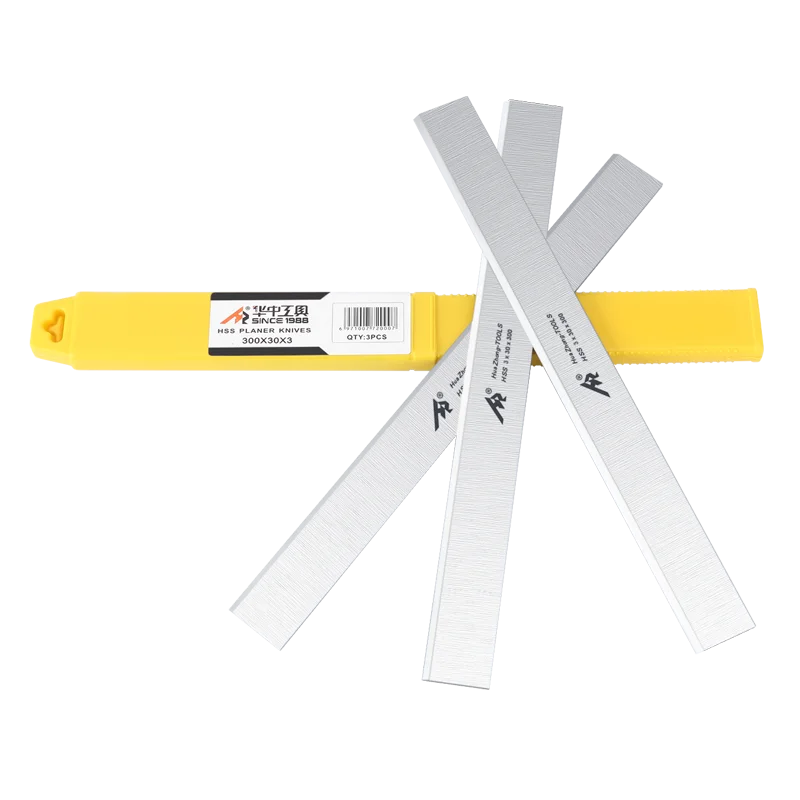 Hot sales factory Supply woodworking tools high speed steel  planer knives chipper wood blades HSS planer blade  305x30x3mm