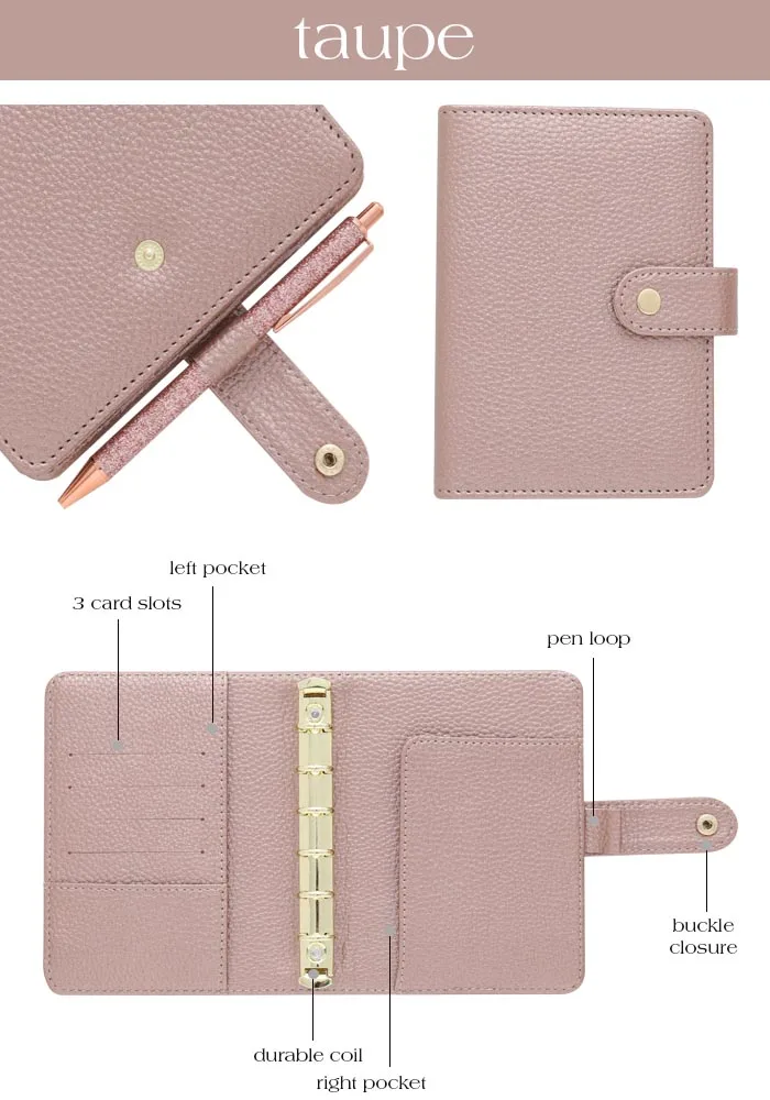 2020-2021 Leather Hardcover Personal Custom Printing A4 B6 A5 Diary Daily Weekly Monthly To Do List Planner with Calendar