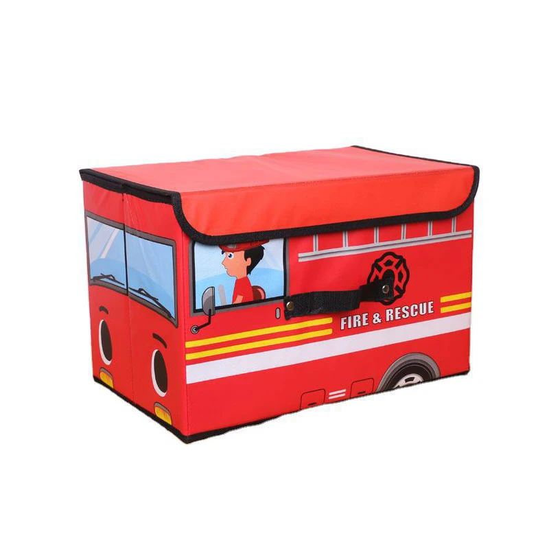 Factory Car Moden Design Foldable Kids Toys Organizer Cartoon Collapsible Non-woven Fabric Cube Storage Boxes & Bins