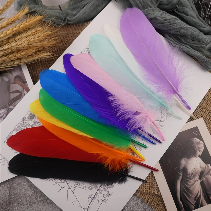 Factory best-selling wholesale hot selling decoration dyeing loose goose feather white goose feather down feather