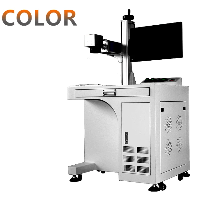 20w/30w/50w/100w mopa color fiber laser marking machine stainless steel metal dog tag ring jewelry laser engraving machine deskt