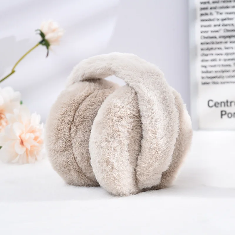 Winter Plush Earphone Wireless Headphone With Classic Color Soft Earmuff Headsets