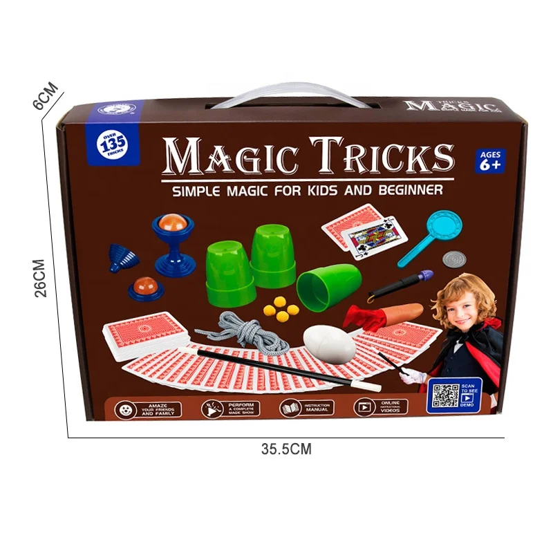 Easy to play magic set science toy magic trick props toy magic kit for kids