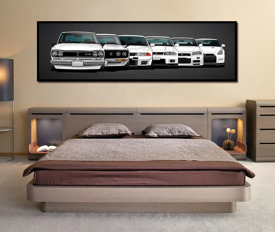 Modern  Car Pictures Bedside Home Decorative Wall Art  car canvas print painting