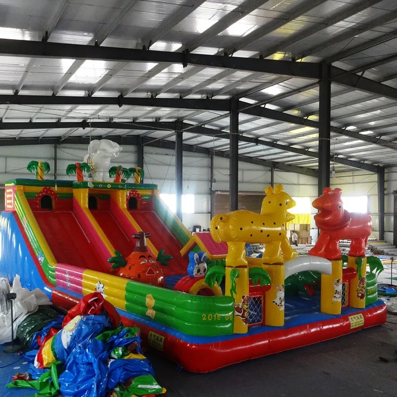 Pirate ship amusement park commercial bounce house Inflatable slide bouncy jumping castle for children and adults