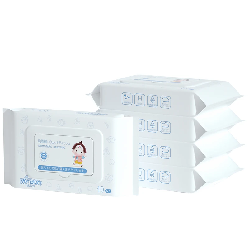 Free sample spunlace non-woven fabric wholesale high quality disposable baby wet wipes
