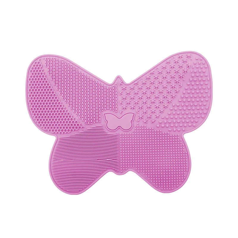 Creative silica gel scrubbing flap suction cup mat beauty cosmetic hairbrush cleaning