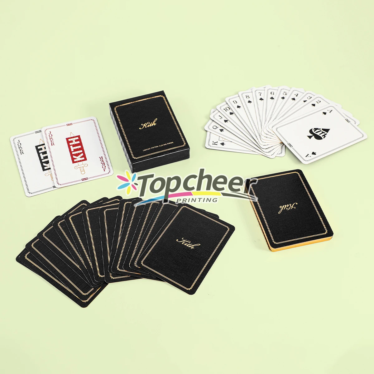 Оптовая продажа высокое качество персонализированные игральные карты игры Пользовательский логотип