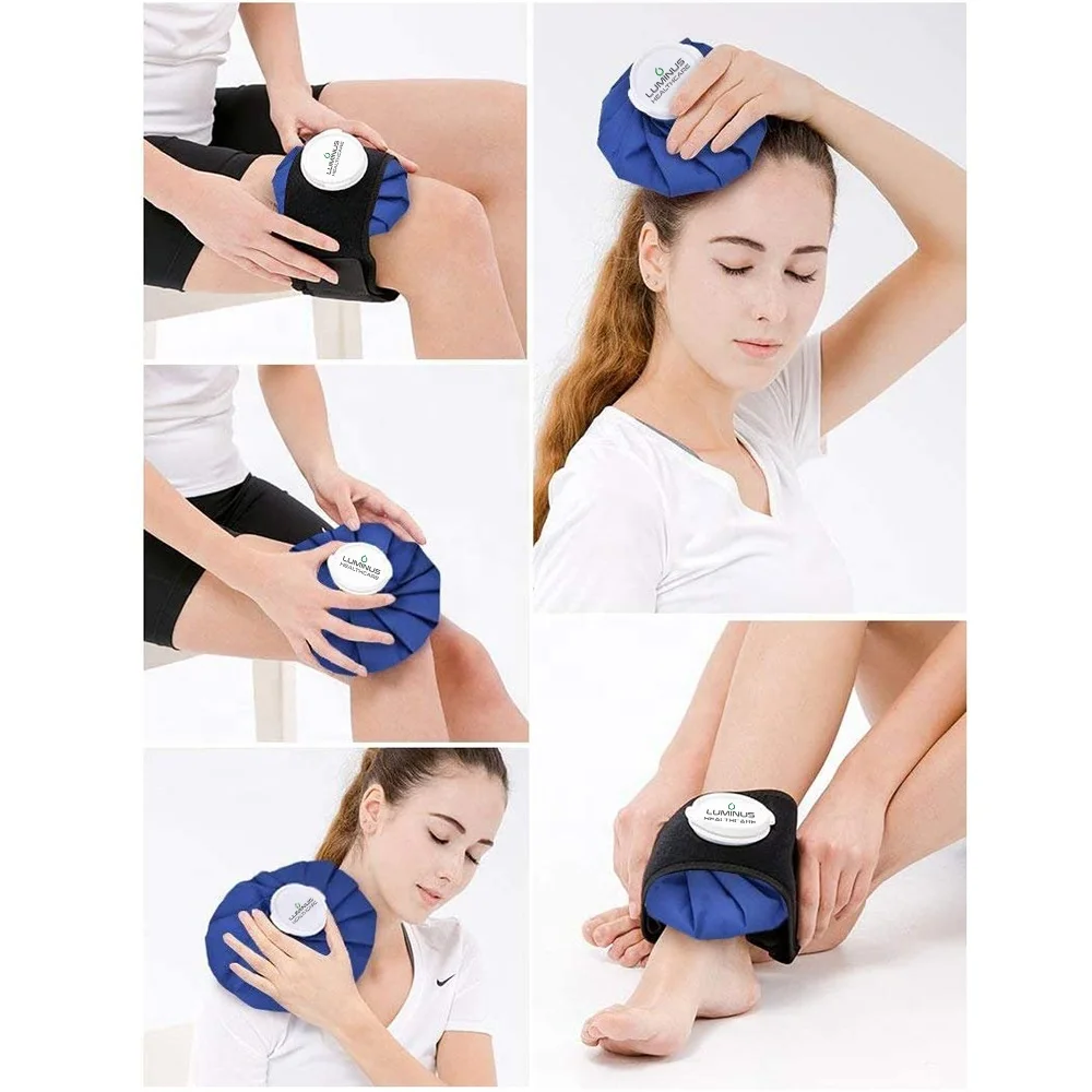 Waterproof fabric medic cloth ice bag reusable hot cold pack for pain relief