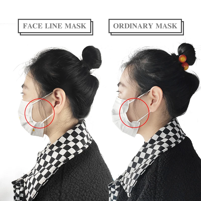 Good quality eco friendly facemask lace face mask printed adult flower whole mask