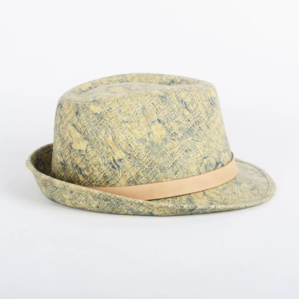 OEM Luxury Custom Summer Sun Hat Wide Brim Fedora Straw Hat for Women Printed Pattern for Beach Travel Fishing Outdoor Sports