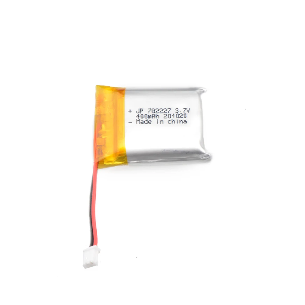 Shenzhen wholesales 3.7v li-polymer battery pcm 782227 400mah