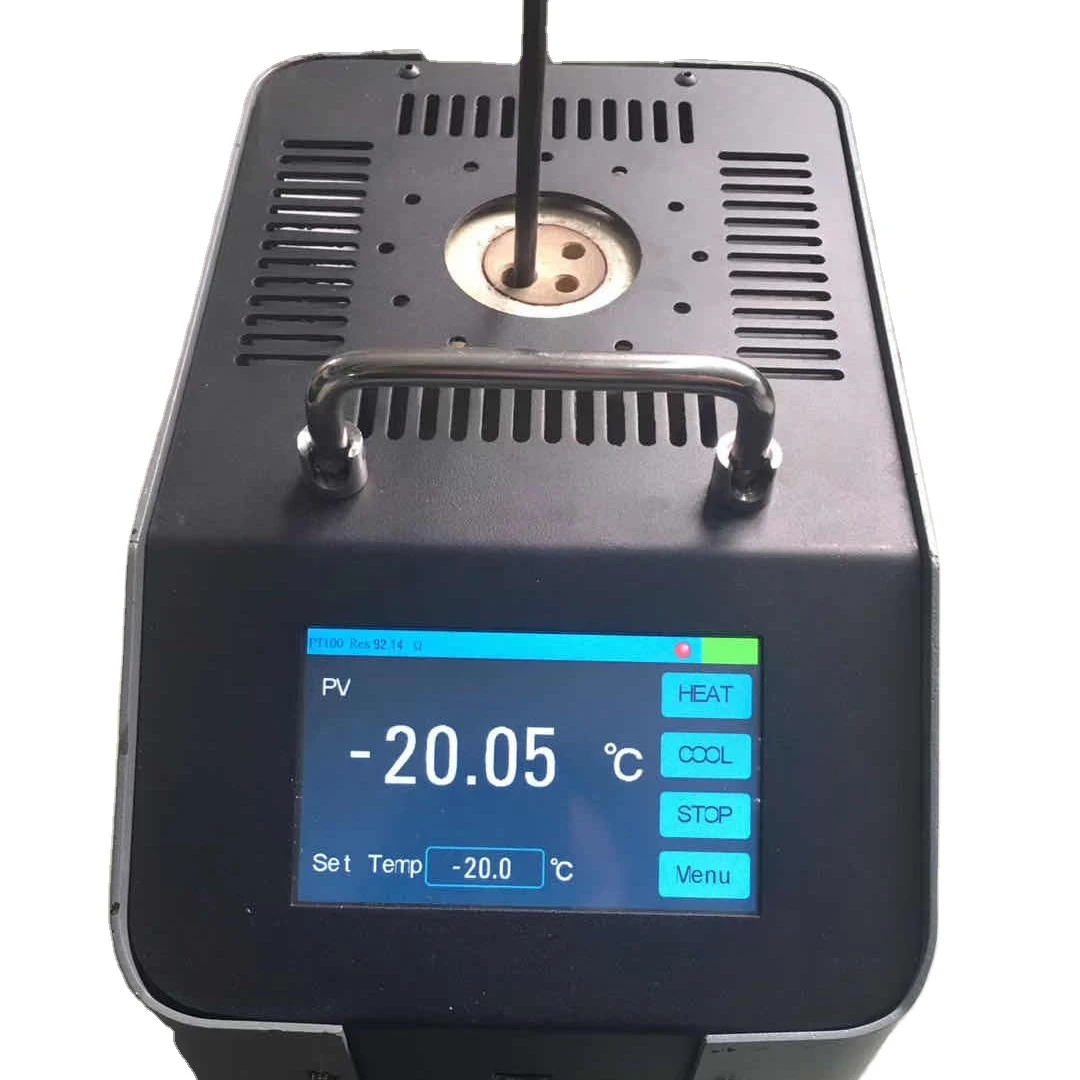 -25 to 150 C Portable dry type temperature calibrator for testing thermocouple thermistor or thermometer