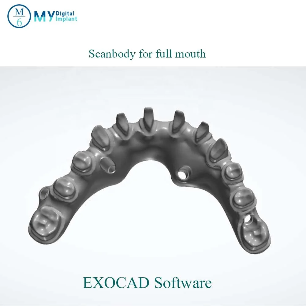 with CE Astra EV TX compatible M6 dental implant scanbody
