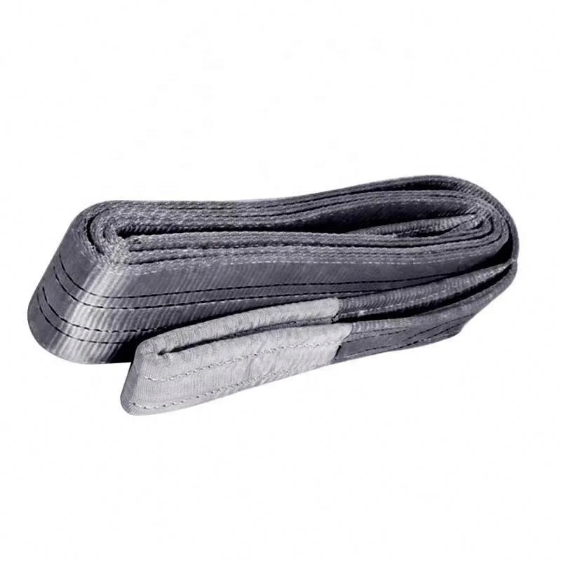 
White flat sling widened sling trailer rope 1-2 tons wear-resisting lifting belt 