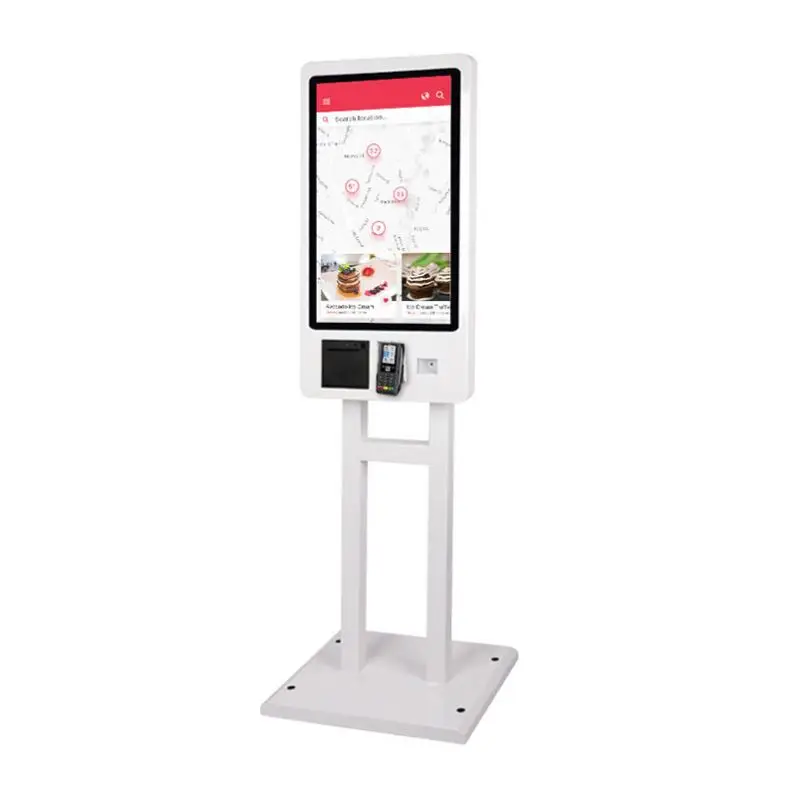 Oem индивидуальный умный сенсорный экран 15 6 дюймов сканер qr-кода киоск печать билетов самообслуживание заказ
