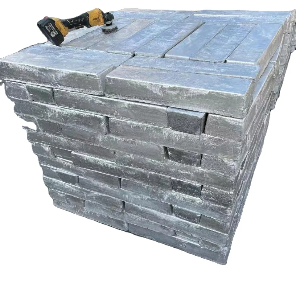 Mg Metal Material 99.9%Min, 7.5+/-0.5kg/PC Reach Certified Magnesium Ingot