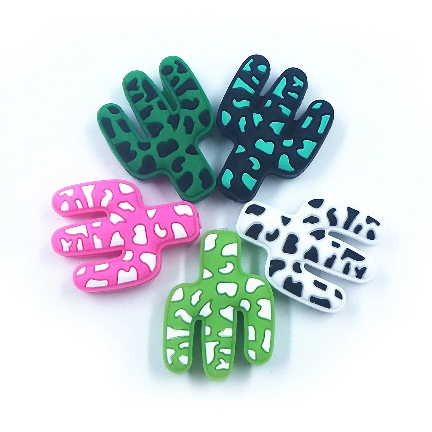 High Quality Rodent Ring BPA-Free DIY Jewelry Making Necklace Bracelets Beaded Pen Cactus Silicone Focal Beads