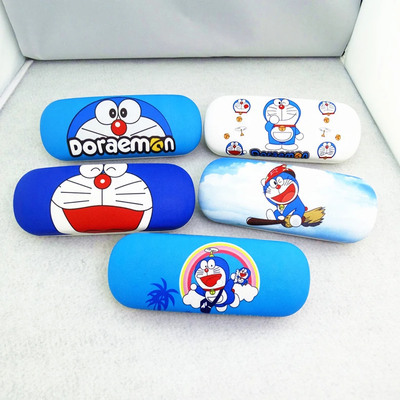 Хорошее качество мультяшный дизайн жесткий металлический железный чехол для очков детский логотип на заказ