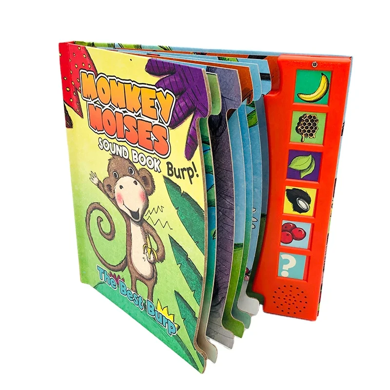 
OEM kids book and children custom sound board book printing service 