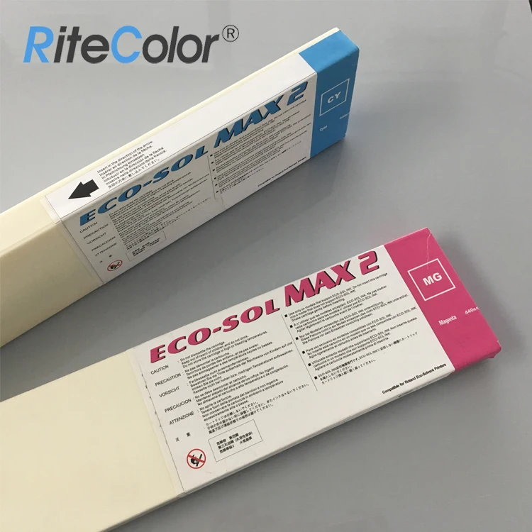  440 мл DX7 чернила Eco Sol Max 2 для Roland не наносящих вред RF-640 / VS-640i