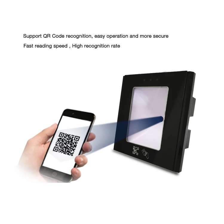 QR code scanner rs485 RFID EM proximity card 125Khz access control card reader