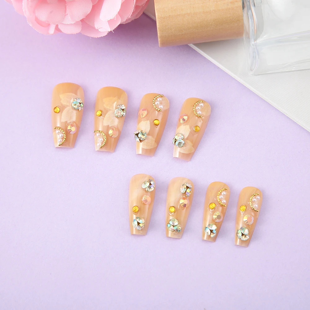 Popular Press On Acrylic Nails Fake Nails Wholesales Artificial Fingernails Vendors For Press On Nails