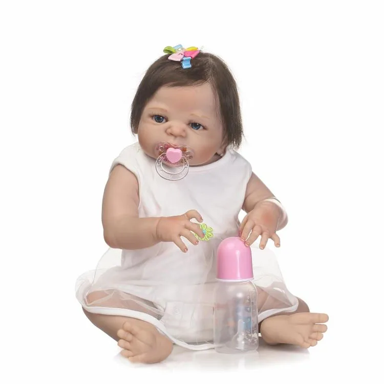 wholesale girl toy full body silicone reborn baby dolls for sale