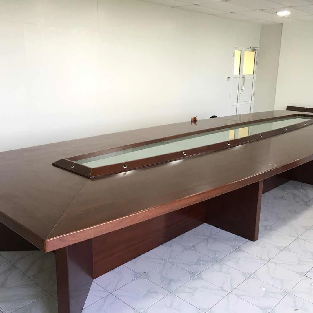 Современный офисный стол из розового дерева для конференц-зала, конференц-зала со стульями (FOH-H8013)