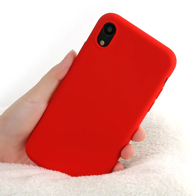 
High quality ultra thin silicone cell phone accessories cover case for iPhone 6 plus X XS Max 