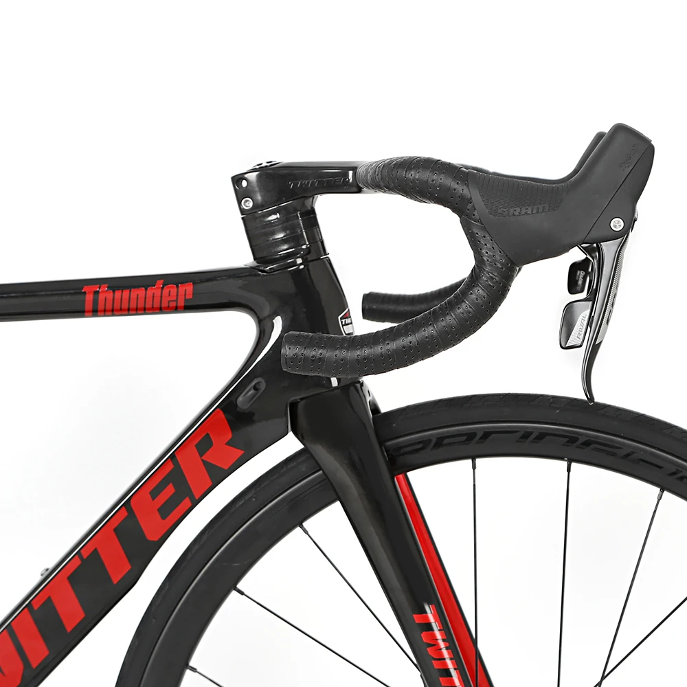 TWITTER Thunder Bicycle Light Carbon Road Bike 700C RIVAL 22speed Disc Brake Carbon Frame Road Bike