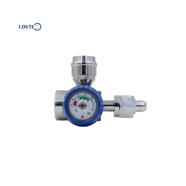 Good price bullnose medical gas pressure regulator GCE type medical oxygen regulator for cylinder