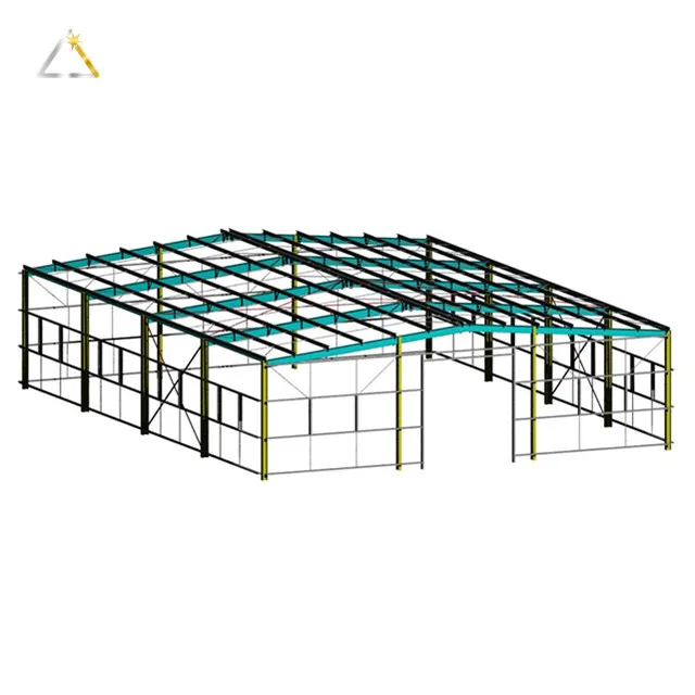 Landscape Warehouse Metal House Prefabricated Construction High Rise Building Steel Structure Storage